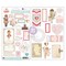 Love Notes Collection Chipboard Stickers - 32 pcs w foil details